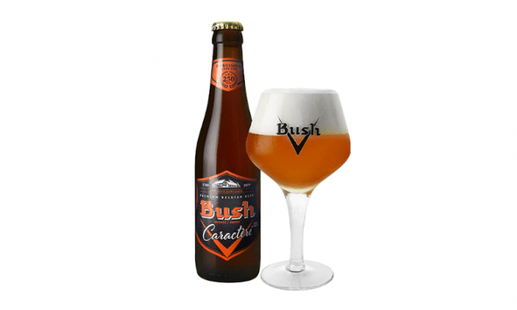 Bush Caractere flesje en glas